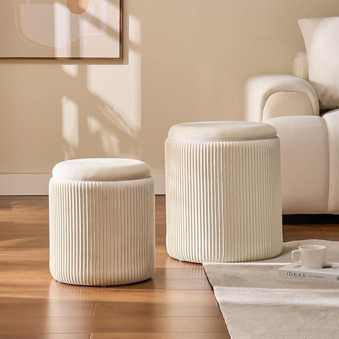 BLEXA Storage Upholstered Multifunctional Ottoman