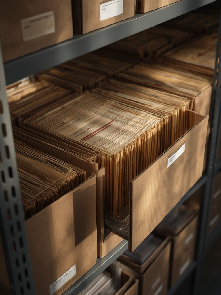 storage boxes in action