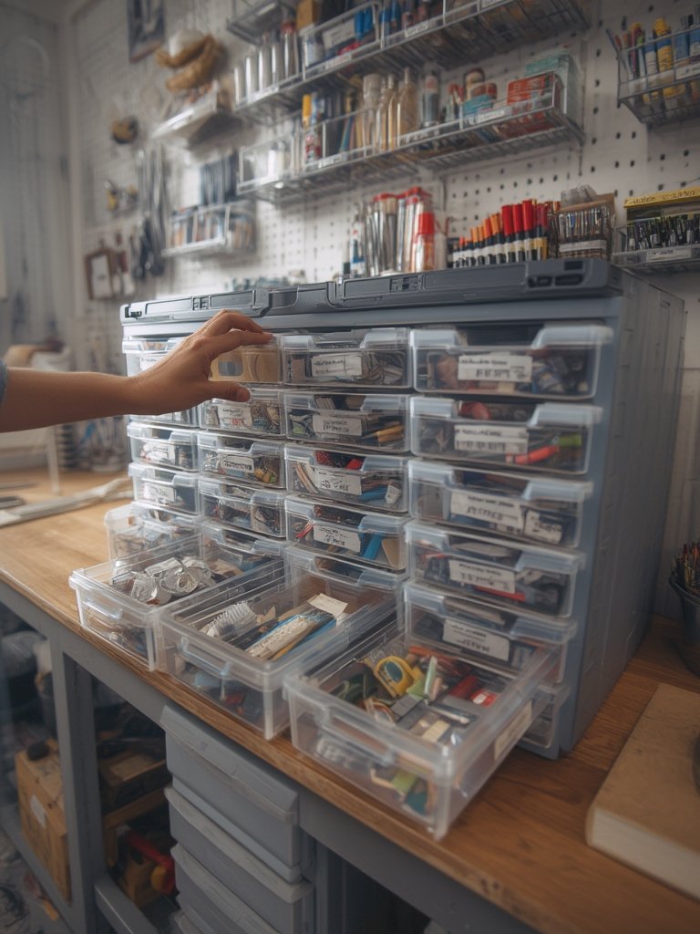 storage cabinet in action