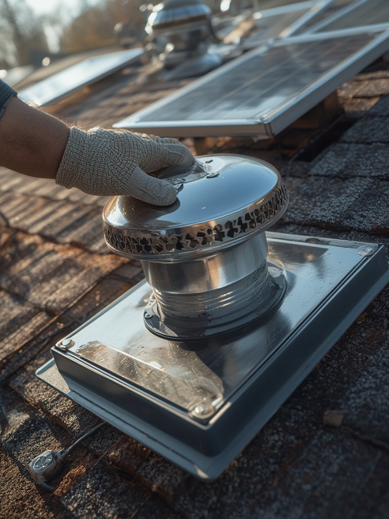 solar attic fan - Illustration 2